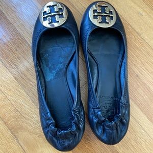 Tory Burch Reva Ballet Flats in Black